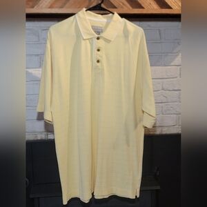 Cutter & Buck Pale Yellow Polo Tall Xl